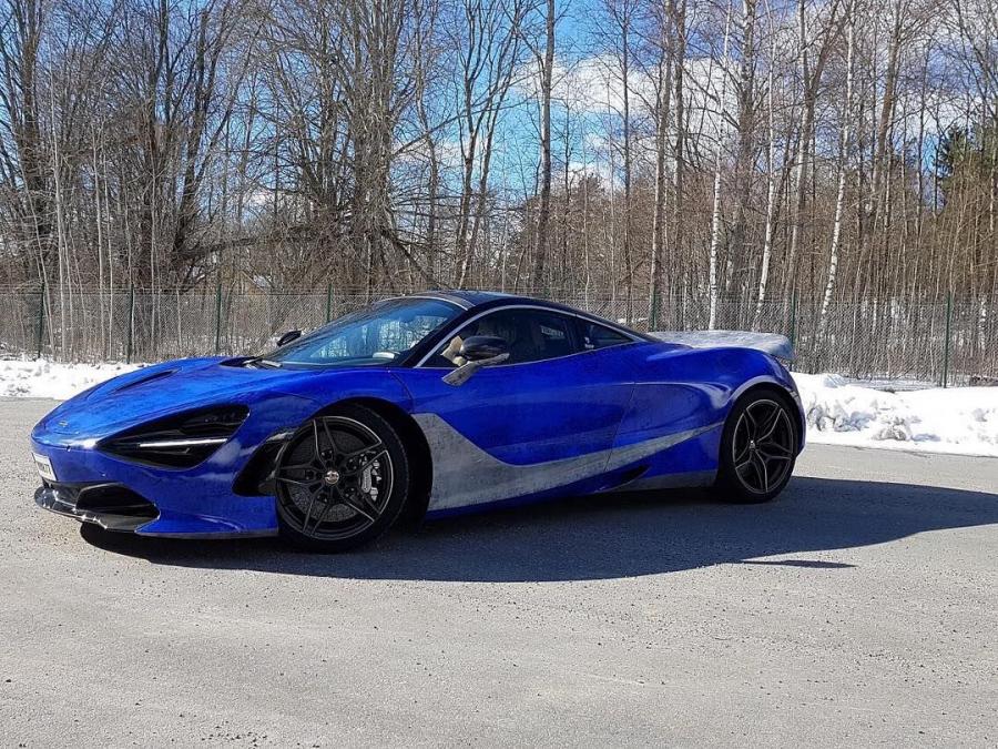  McLaren 720S Marble Blue by WrapStyle 2018 года  (фото 1 из 3)